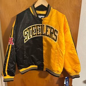 Pittsburgh Steelers Jacket Womens Large Starter